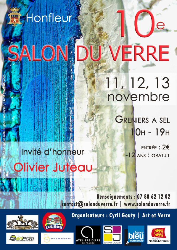 affiche salon du verre Honfleur